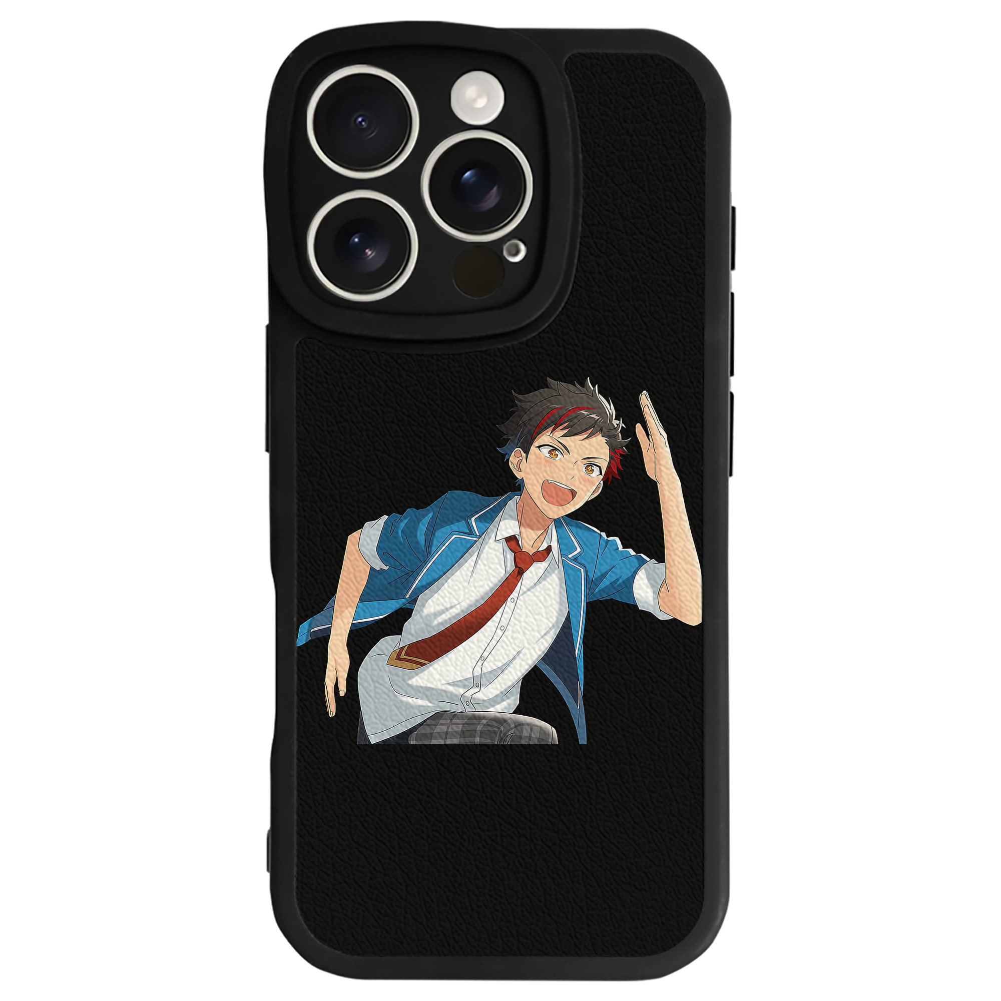 （画像用） あんさんぶるスターズ! Ensemble Stars 【iPhone 16シリーズ対応】シリコンスマホケース（レザー調） 材質：シリコン